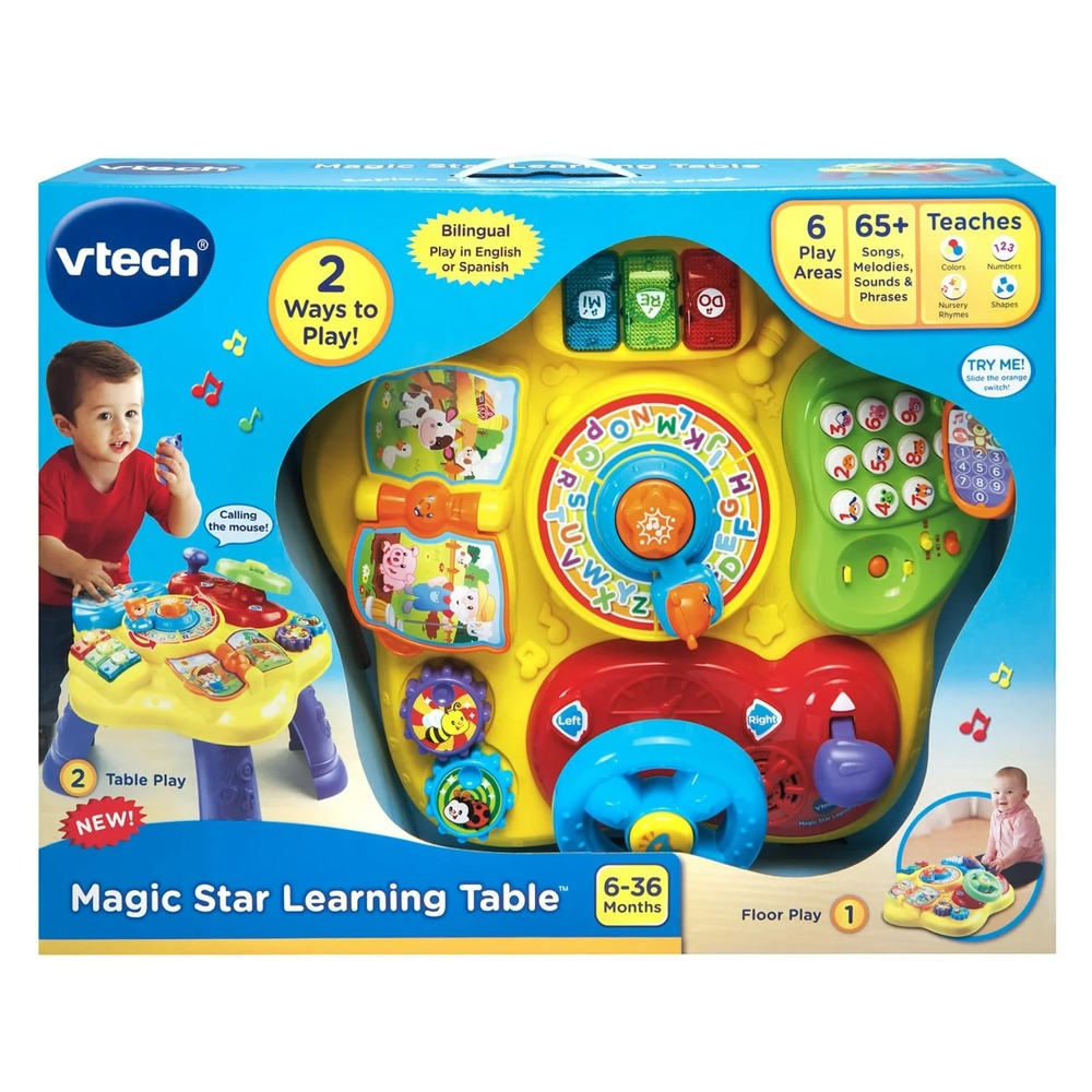 Magic Star Learning Table Frustration Free Packaging Yellow